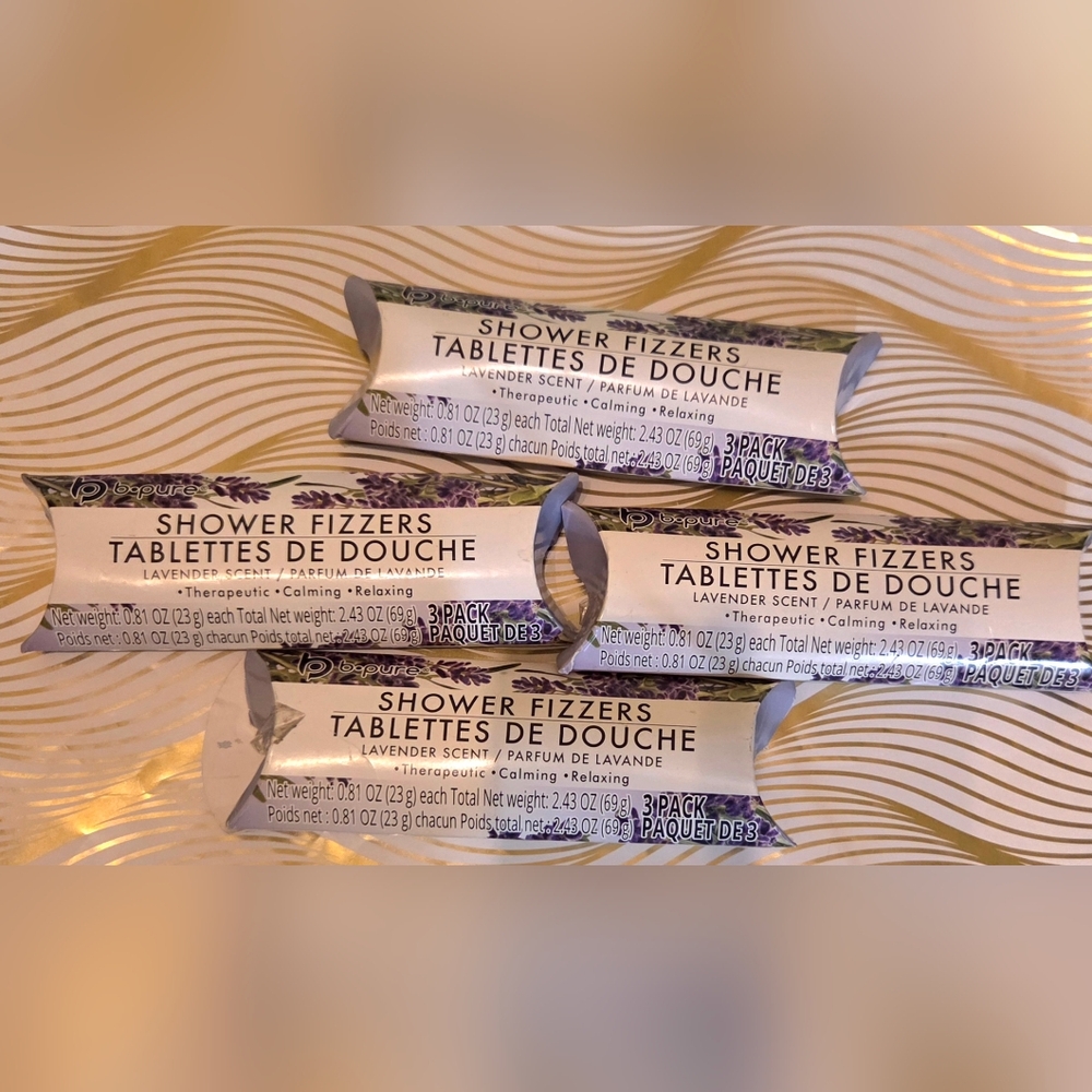 Lavender Shower Fizzers - Pack of 4